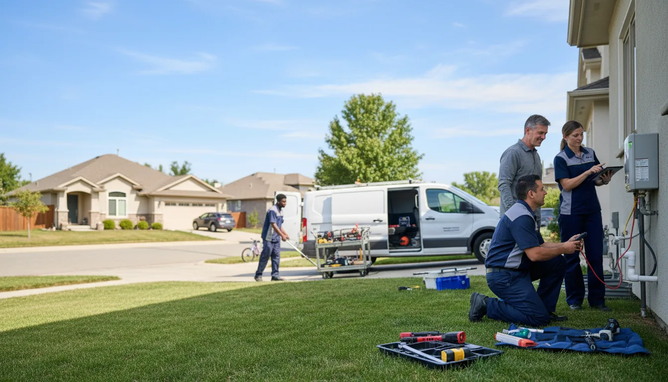 Tankless water heater service in Diana, TX